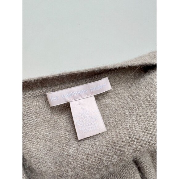 THE CASHMERE PROJECT Rabbit Fur 100% Cashmere Knit Long Vest Cardigan, Size L - Picture 14 of 15